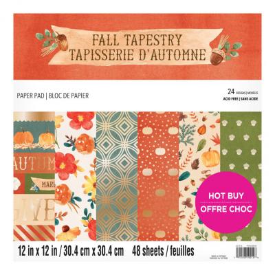 Craft Smith Fall Tapestry Designpapier - Paper Pad